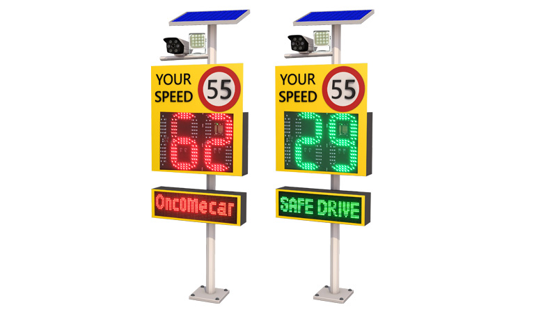 LPR radar speed sign