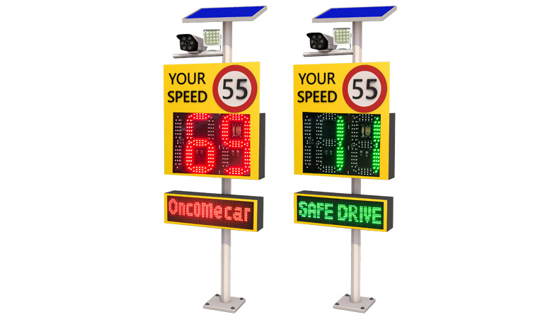 vehicle radar speed sign