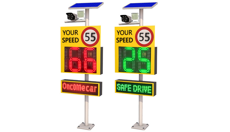 vehicle radar speed sign