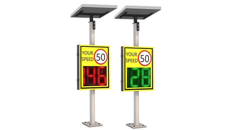 vehicle radar speed sign
