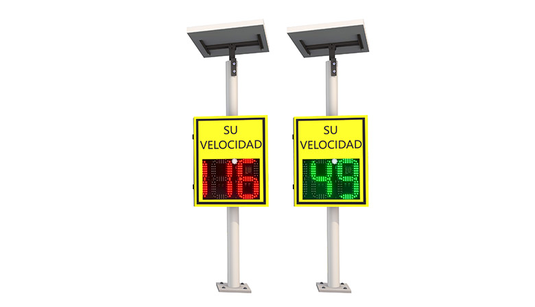 vehicle radar speed sign