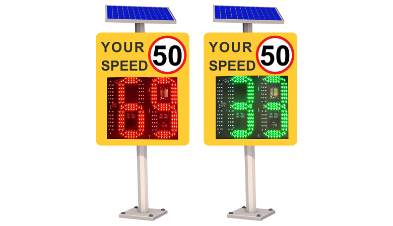 2 digit  speed limit sign with aluminum plate