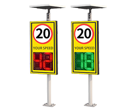 2 digit 2 color radar speed sign 
