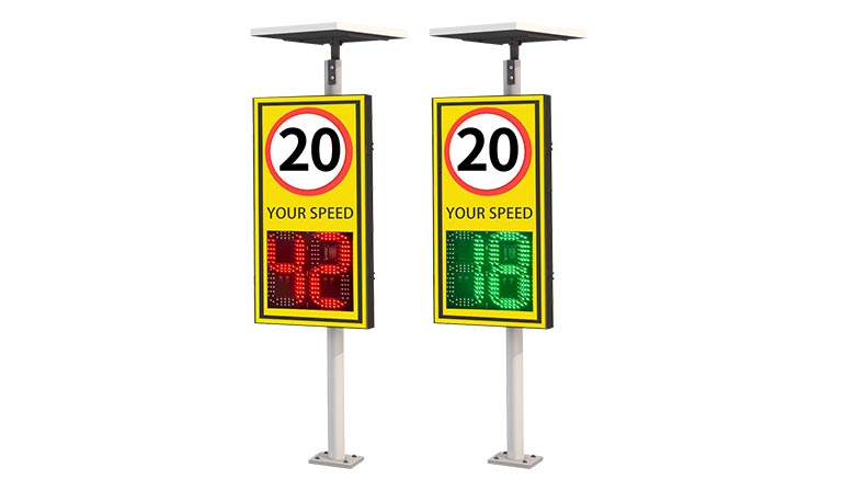 88 radar speed sign