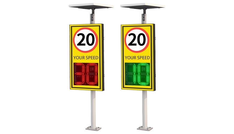 LPR radar speed sign