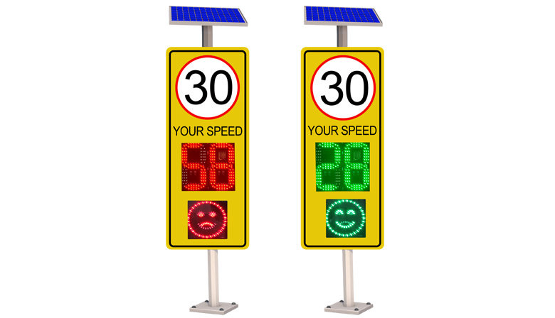 LPR radar speed sign