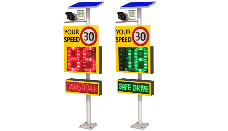 vehicle radar speed sign