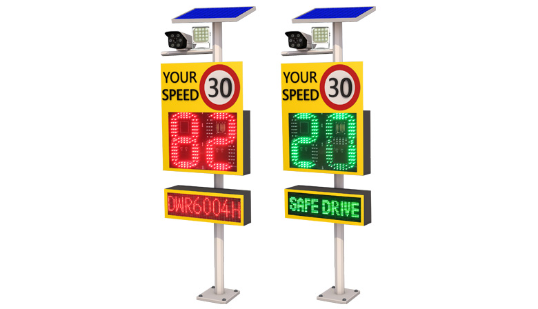 vehicle radar speed sign