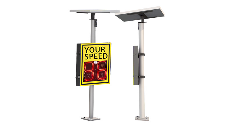 vehicle radar speed sign