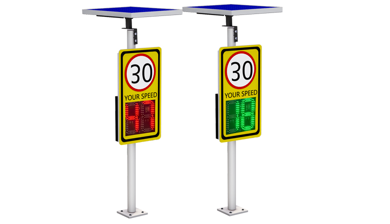 2 digit  speed limit sign with aluminum plate