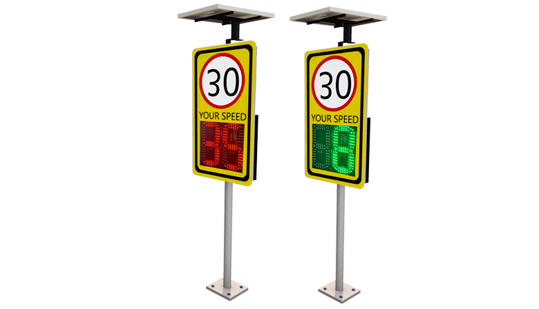 2 digit  speed limit sign with aluminum plate