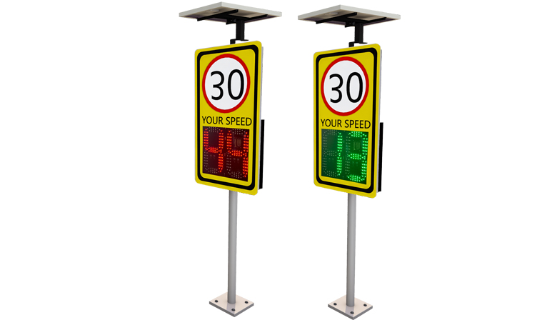 vehicle radar speed sign