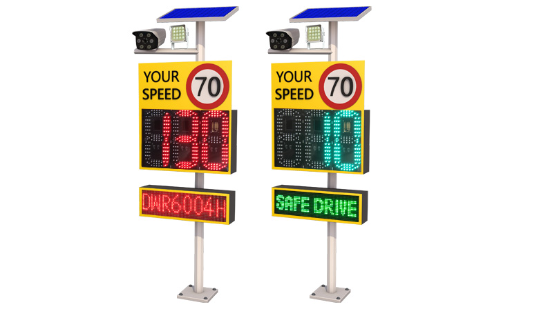 vehicle radar speed sign