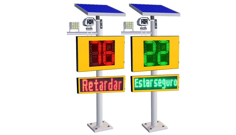 vehicle radar speed sign