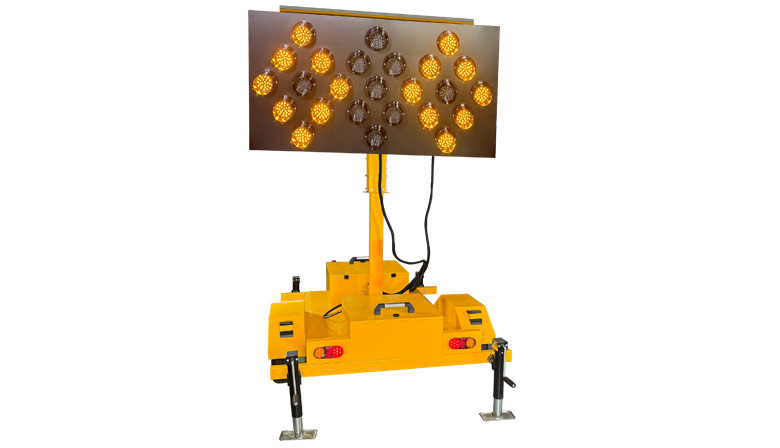 solar trailer arrow board