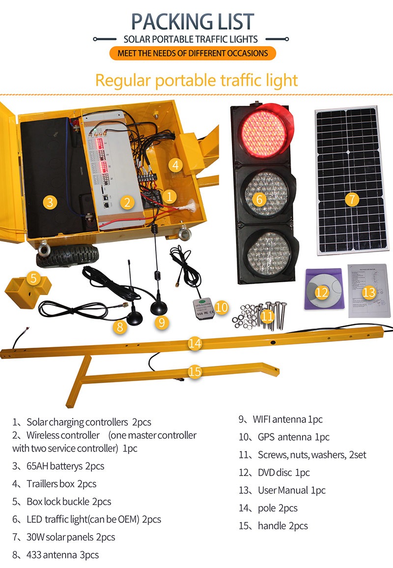 portable traffic light